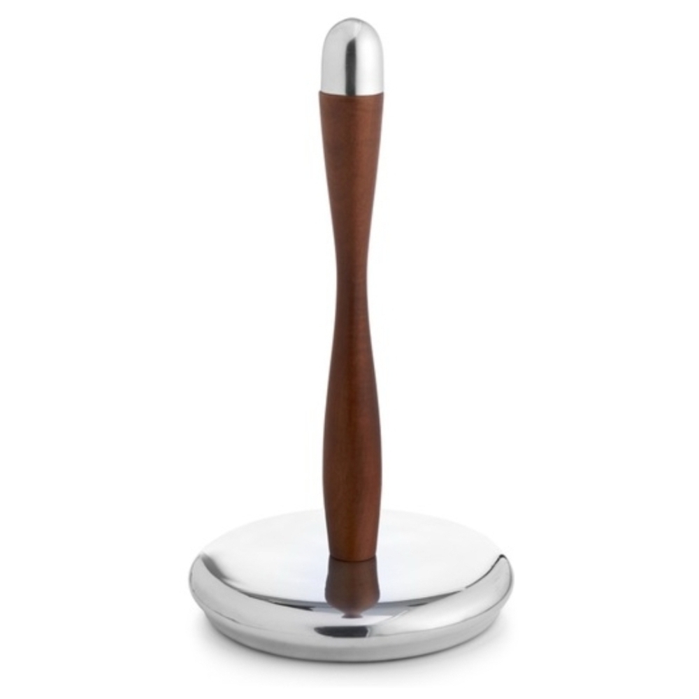 Nambe Curvo Paper Towel Holder